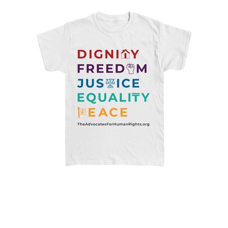 Toddlers for Human Rights, a White Toddler Tee