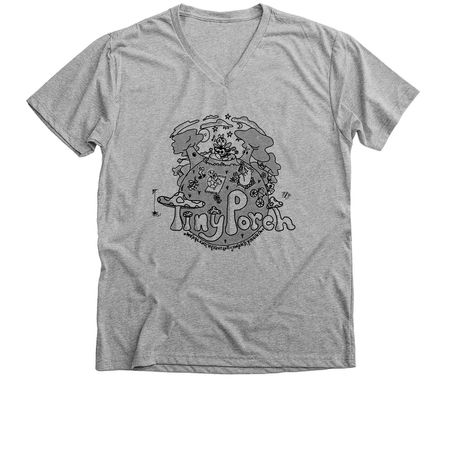 Tiny Porch 2026 T-Shirts, a Athletic Heather Premium V-Neck Tee