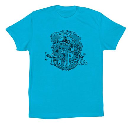 Tiny Porch 2026 T-Shirts, a Turquoise Premium Cotton Tee