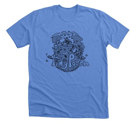 Tiny Porch 2026 T-Shirts, a Heather Columbia Blue Premium Unisex Tee