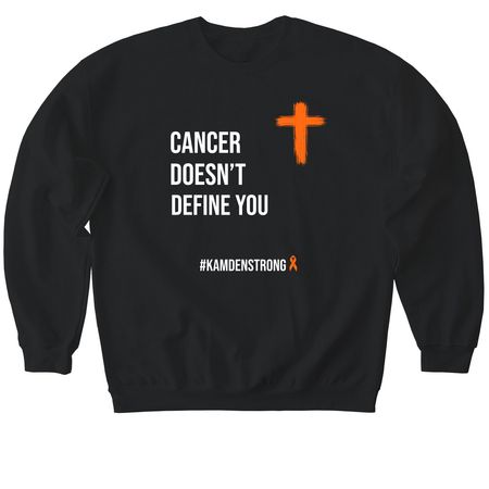 Leukemia awareness&nbsp;, a Black Softstyle Crewneck Sweatshirt