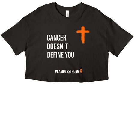 Leukemia awareness&nbsp;, a Black Women?s Cropped Cotton Tee