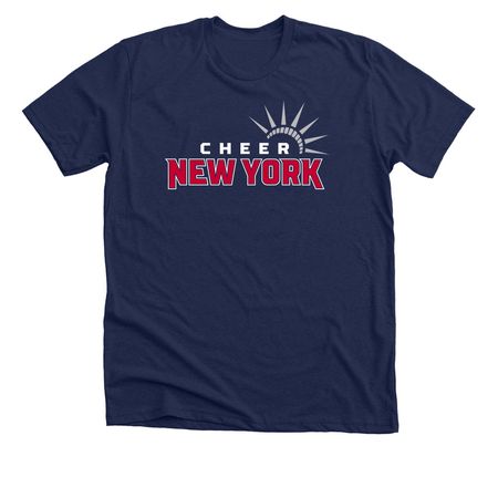 CNY Turns 25 (Practice Tee Approved), a Solid Navy Blend Premium Unisex Tee