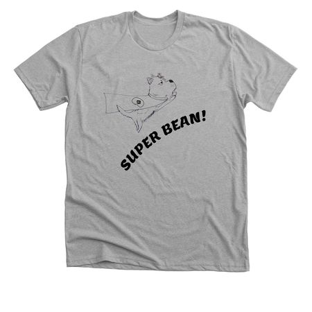 Super Bean, a Athletic Heather Premium Unisex Tee