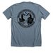 Honk if you love Arnold!, a Heather Slate Premium Unisex Tee (back-view)