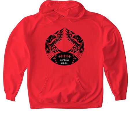 dxwlilap xibxib, a Red Gildan Softstyle Pullover Hoodie