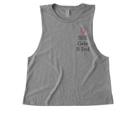 Its Hot...&nbsp;, a Aluminum Grey Allmade Eco Triblend Women?s Muscle Tank