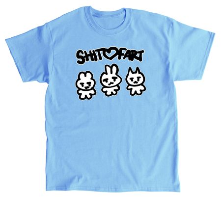 SHIT?FART, a Carolina Blue Classic Unisex Tee