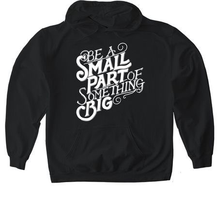 Something Big Hoodie, a Black Gildan Softstyle Pullover Hoodie