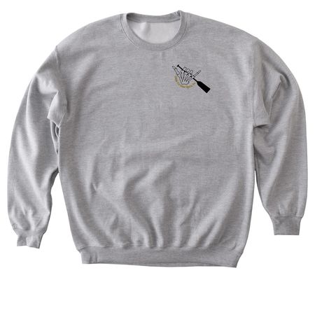 New Logo Launch, a Sport Grey Softstyle Crewneck Sweatshirt