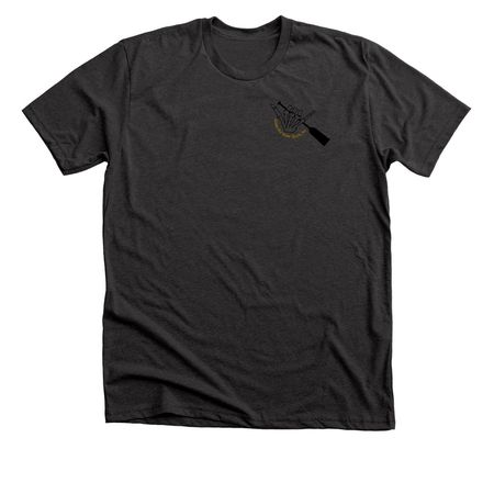 New Logo Launch, a Dark Grey Heather Premium Unisex Tee