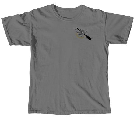 New Logo Launch, a Grey Comfort Colors Unisex Tee