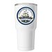 Pilgrim Edward Doty Society Tumbler, a White Insulated Tumbler