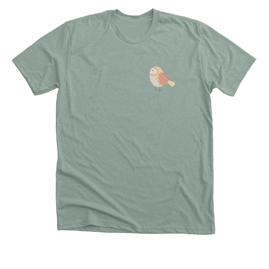 CET Nature Space, a Heather Sage Premium Unisex Tee