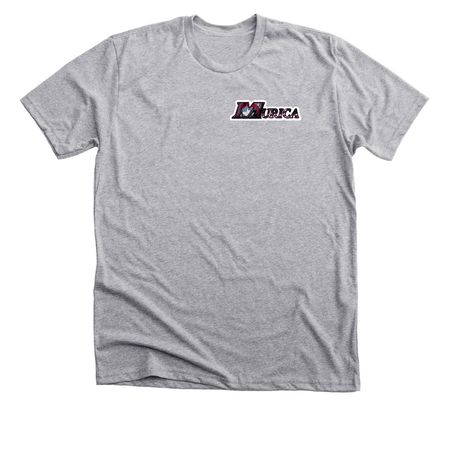 Murica Tee, a Athletic Heather Premium Unisex Tee