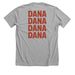 Take a Bite out of 2025!, a Athletic Heather Premium Unisex Tee (back-view)