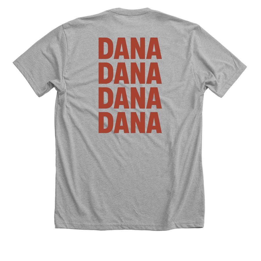 Take a Bite out of 2025!, a Athletic Heather Premium Unisex Tee (back-view)