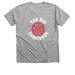 V Neck T-shirt, a Athletic Heather Premium V-Neck Tee (back-view)