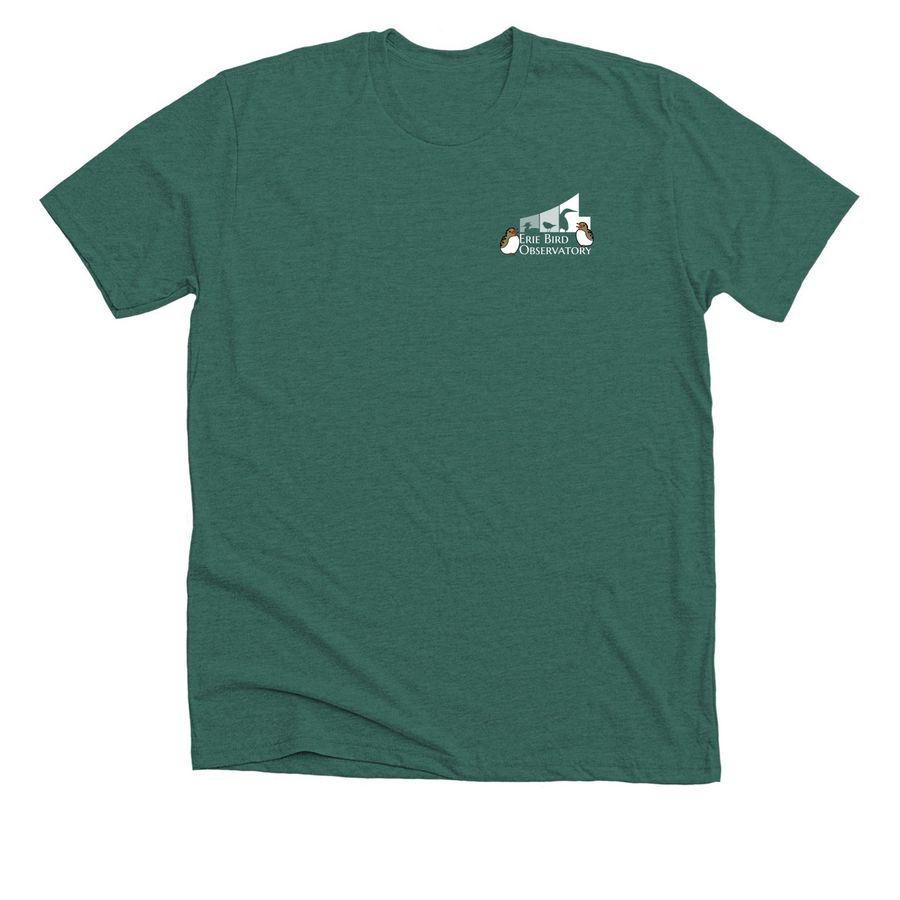 Support Avian Research & Conservation Efforts, a Heather Forest Premium Unisex Tee