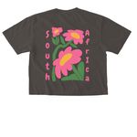 In Bloom South Africa&nbsp;, a Pepper Comfort Colors Boxy Tee (back-view)