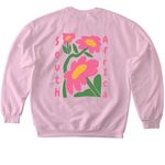 In Bloom South Africa&nbsp;, a Light Pink Softstyle Crewneck Sweatshirt (back-view)