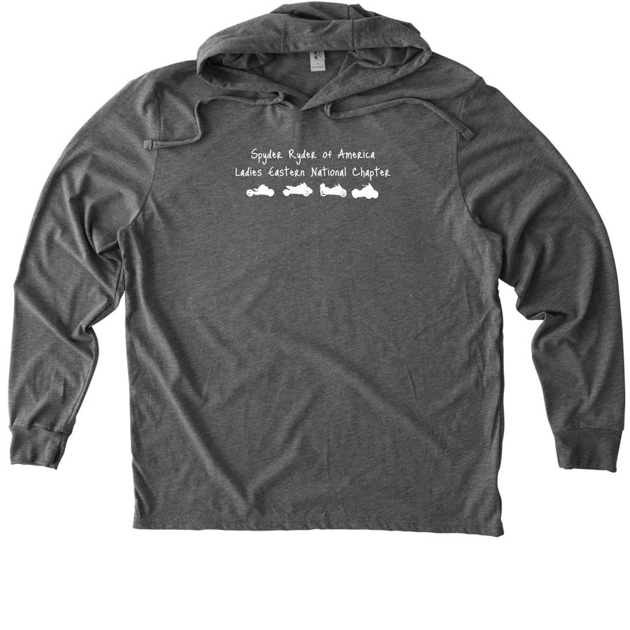 LENC Along Came A Spyder, a Aluminum Grey Allmade Eco Triblend Hoodie Tee