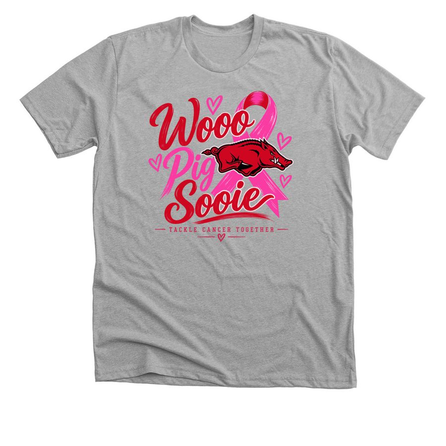 Game day tackling cancer, a Athletic Heather Premium Unisex Tee
