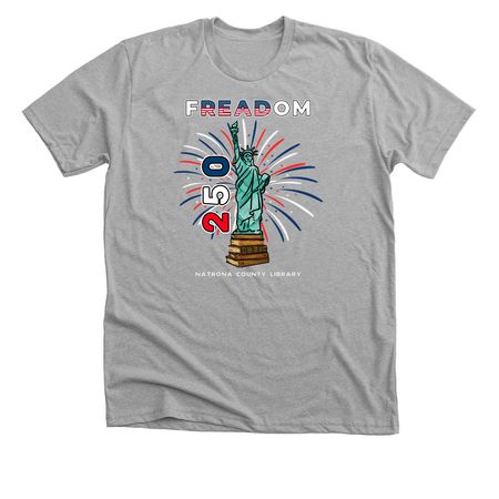 FREADOM 250, a Athletic Heather Premium Unisex Tee