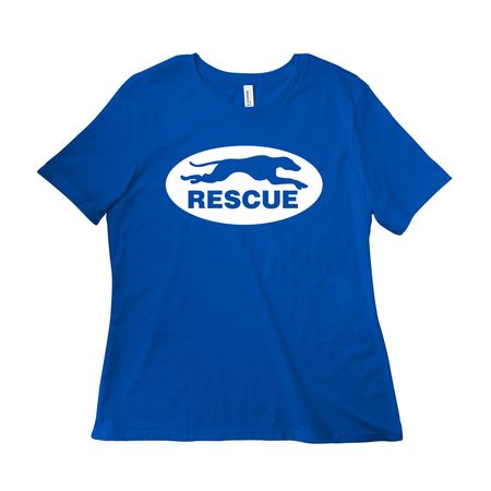 American Greyhound Logo Shirt, a True Royal Women?s Relaxed Cotton Tee