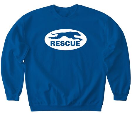 American Greyhound Logo Shirt, a Royal Softstyle Crewneck Sweatshirt