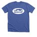 American Greyhound Logo Shirt, a Solid True Royal Premium Unisex Tee