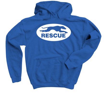 American Greyhound Logo Shirt, a Royal Blue Youth Pullover Hoodie