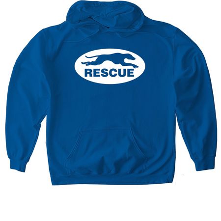 American Greyhound Logo Shirt, a Royal Gildan Softstyle Pullover Hoodie