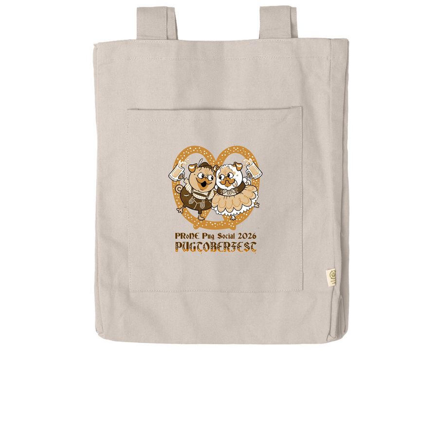 2026 Pugtoberfest by Inkpug, a Pumice Reclaimist Everywhere Tote Bag