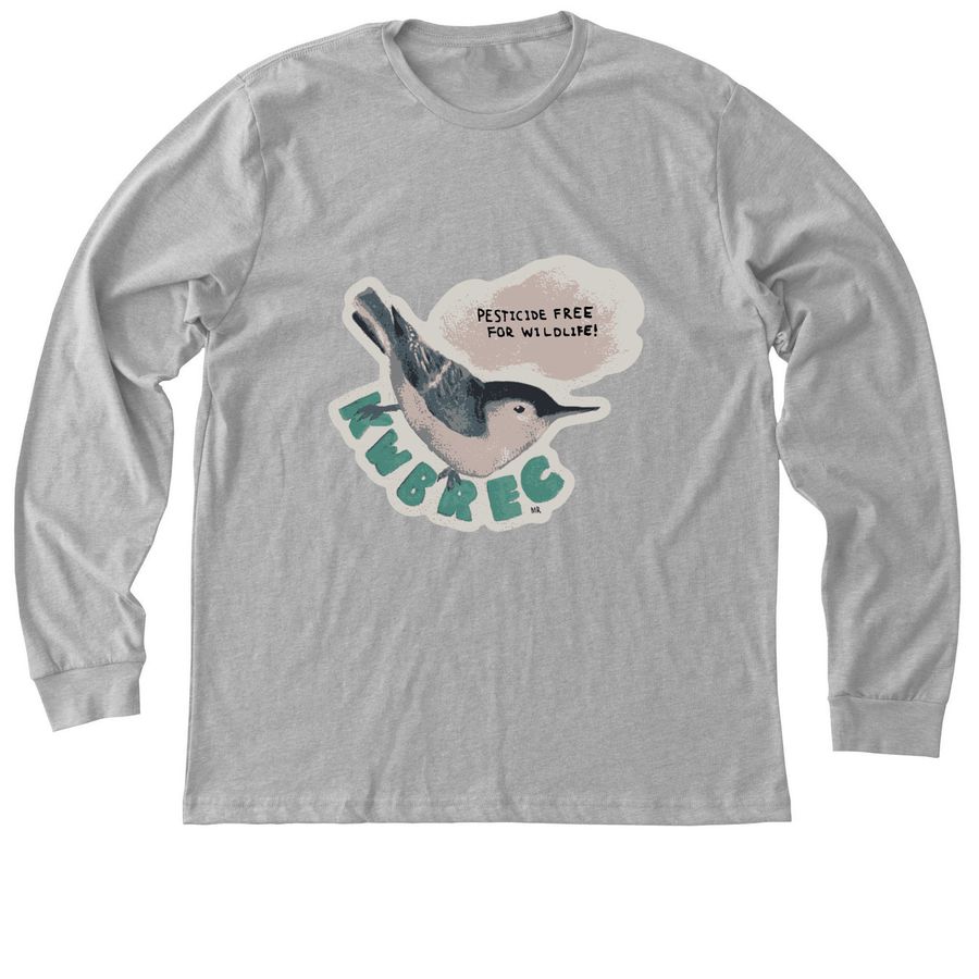 Help native birds!, a Athletic Heather Premium Long Sleeve Tee