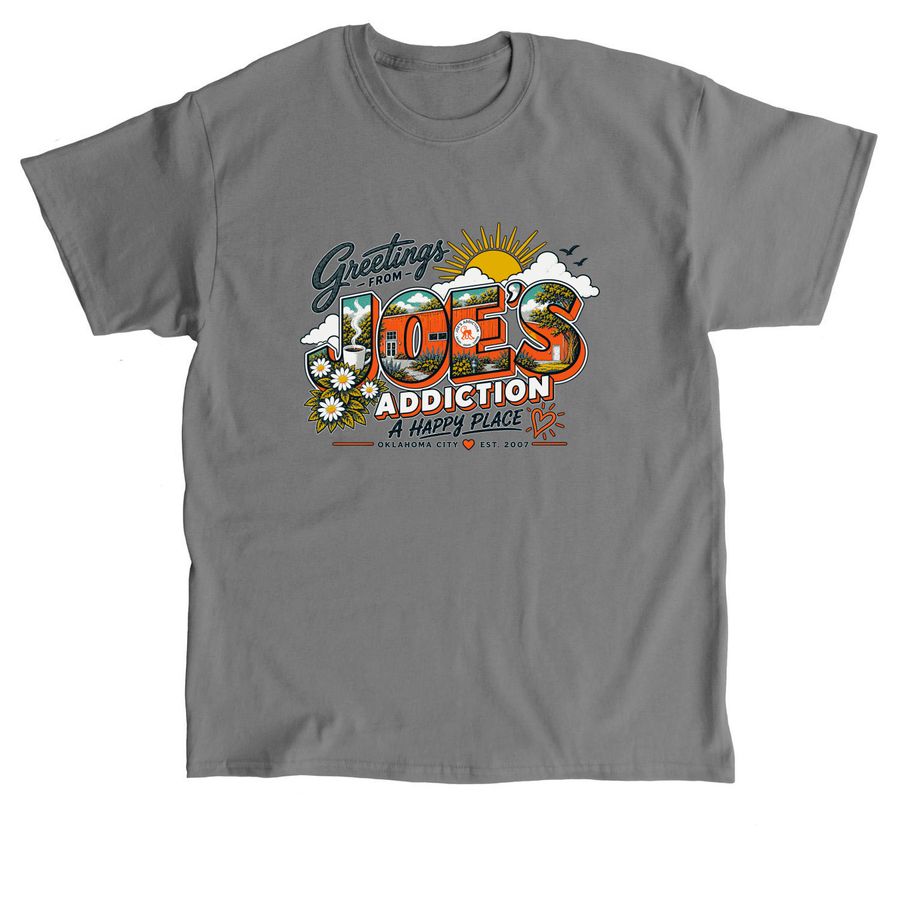 Joe?s Addiction T-Shirt of the Month, a Charcoal Classic Unisex Tee