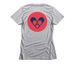 Support Babies Need Bottoms Diaper Bank, a Dark Heather Grey Women's Slim Fit Tee (back-view)