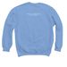 Blooming Nurse&nbsp;, a Carolina Blue Crewneck Sweatshirt (back-view)