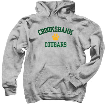 Crookshank Spirit Wear, a Sport Grey Pullover Hoodie