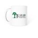 Heard Logo Mug, a White Coffee Mug (back-view)