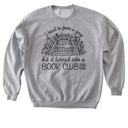 P&P Gang - Black Line, a Sport Grey Softstyle Crewneck Sweatshirt