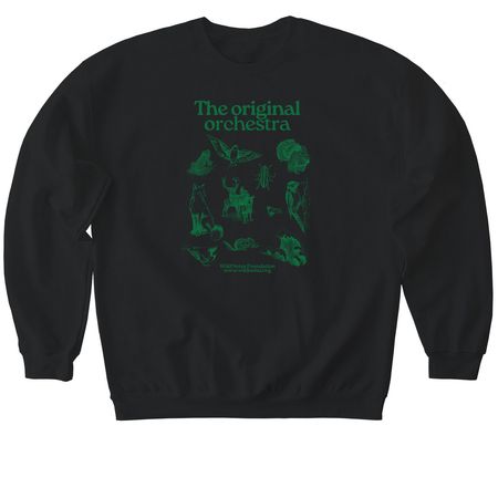 The original orchestra., a Black Softstyle Crewneck Sweatshirt