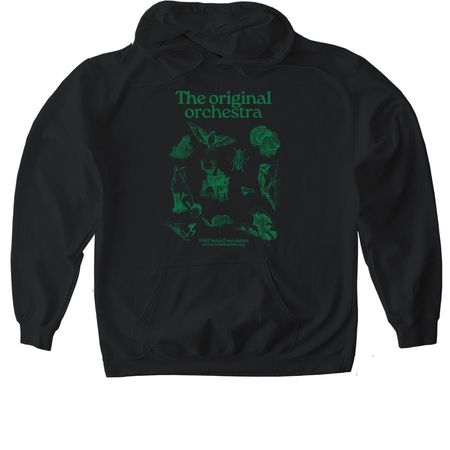 The original orchestra., a Black Gildan Softstyle Pullover Hoodie