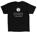 Happy Jacques-tober, a Black Classic Unisex Tee (back-view)