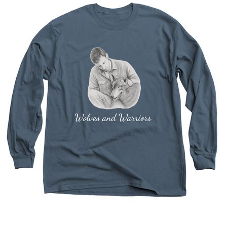 Wolves & Warriors, a Indigo Classic Long Sleeve Tee