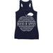 tank, a Navy Women's Racerback