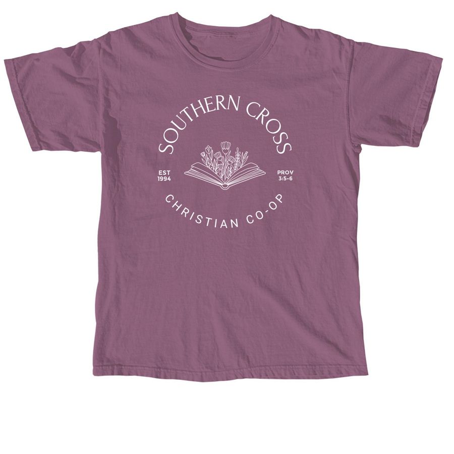 SCCC - Living Book Design, a Berry Comfort Colors Unisex Tee