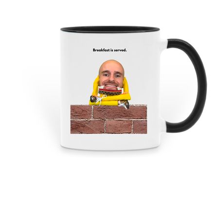 Humpty Mug - Morning Classic, a Black Two-Tone Ceramic Mug