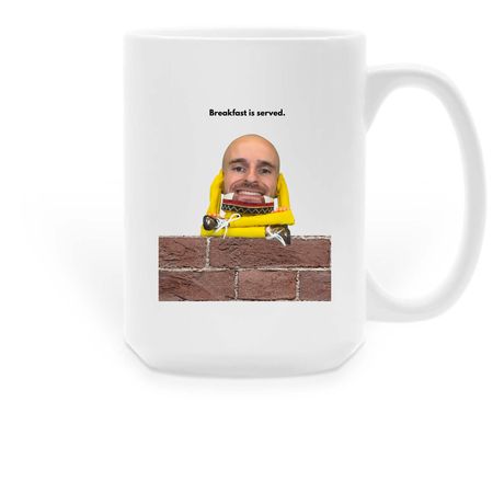 Humpty Mug - Morning Classic, a White Large Coffee Mug