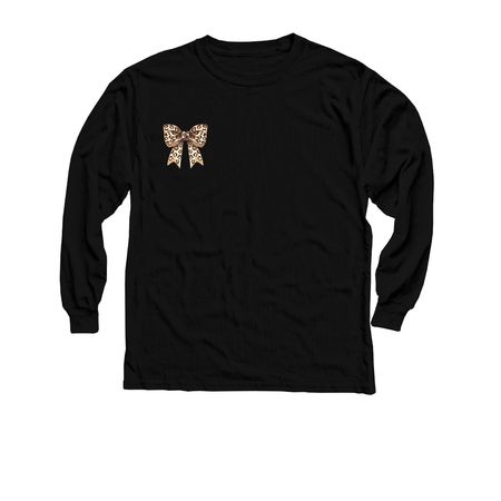 Like a Girl, a Black Youth Long Sleeve Tee